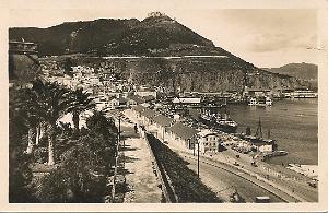 ORAN - PORT LETANG PROMENADE DE  ET PORT EN 1937